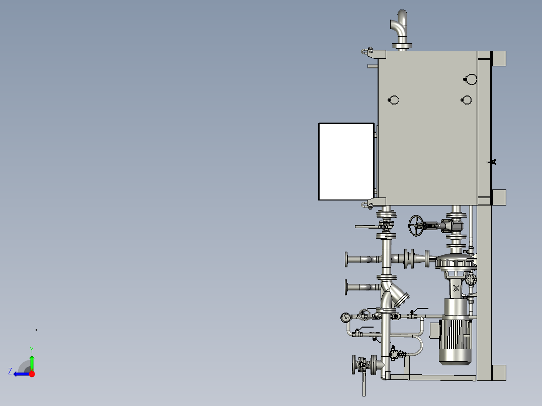 产品加热器右视图