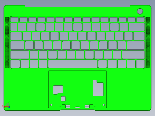 笔记本C壳加工侧斜孔程序模型后视缩略图