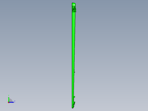 笔记本C壳加工侧斜孔程序模型左视缩略图