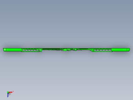 笔记本C壳加工侧斜孔程序模型俯视缩略图