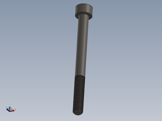 Screw_DIN_912_M6x65_A2.SLDPRT公制内六角螺钉