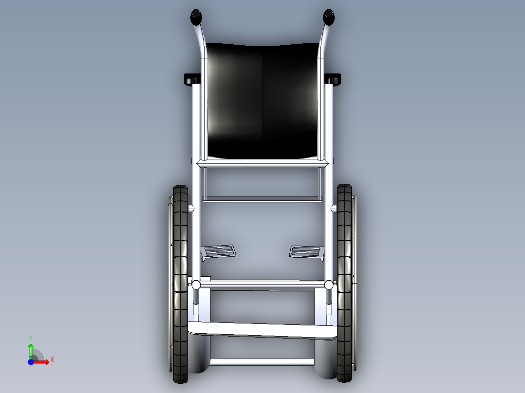 A3003380-爬楼梯轮椅前视图