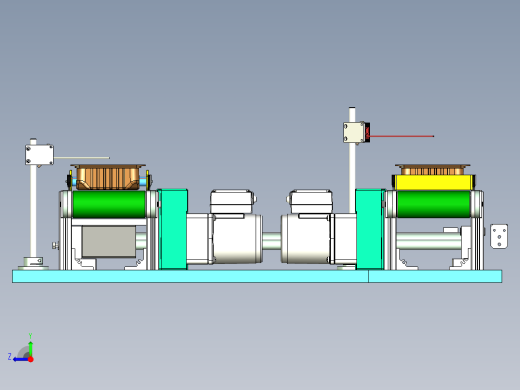 快餐盒移栽输送线设计右视缩略图
