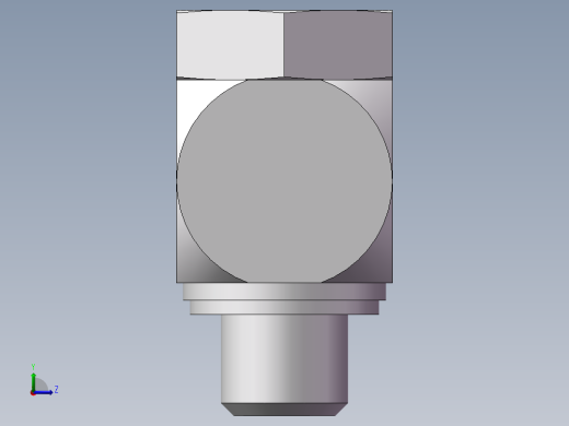 铰接式90度接头、1CI-12-10左视缩略图