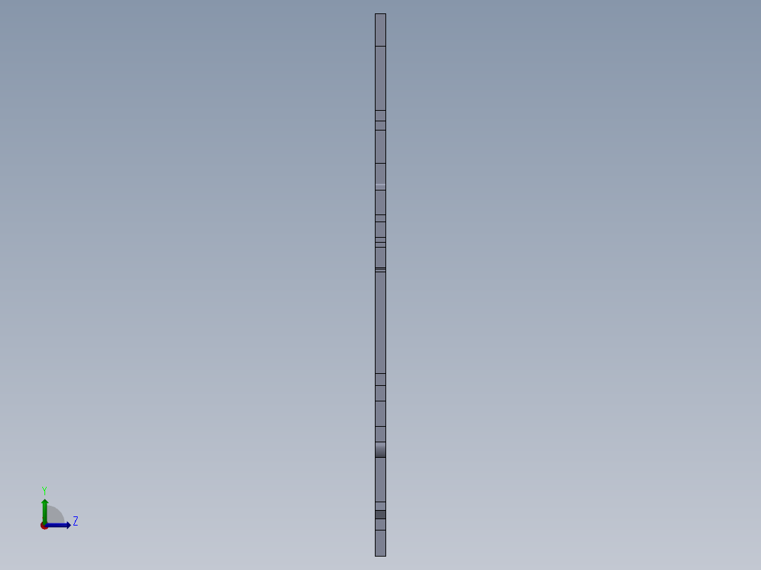 液压单元 DRW 原理图左视图