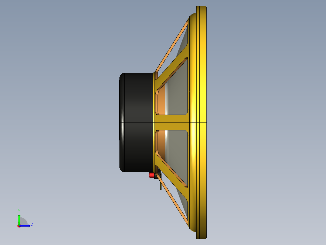 扬声器、喇叭(54)左视图