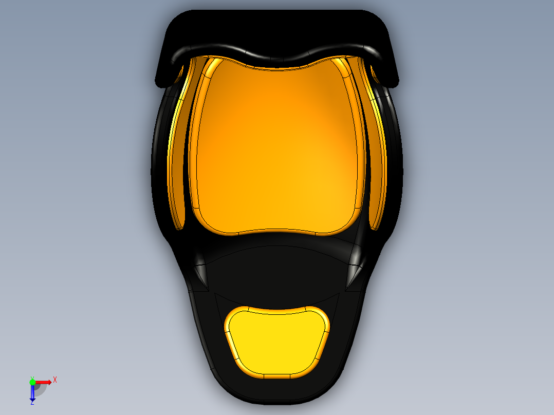 汽车座椅(20)俯视图