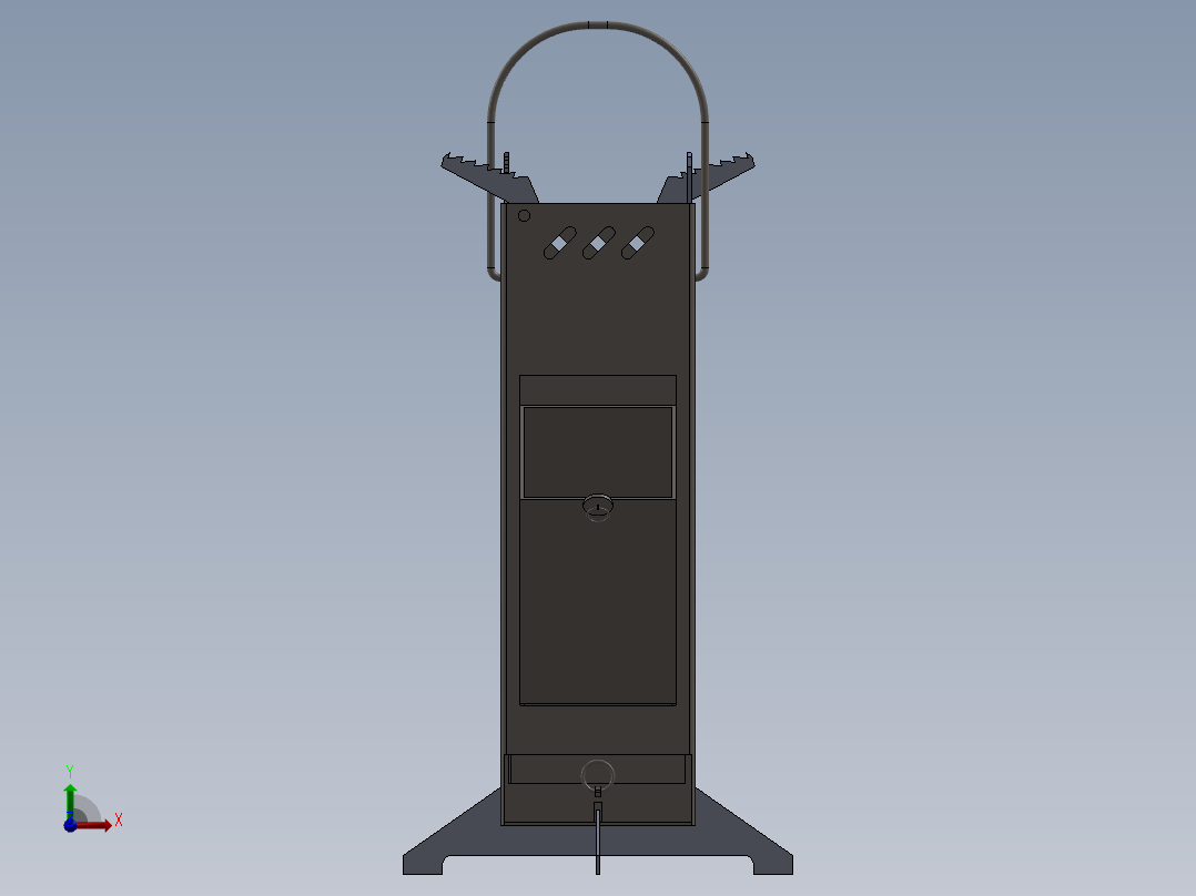 烧烤炉(33)前视图