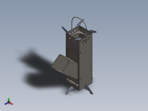 烧烤炉(33)正等轴测缩略图