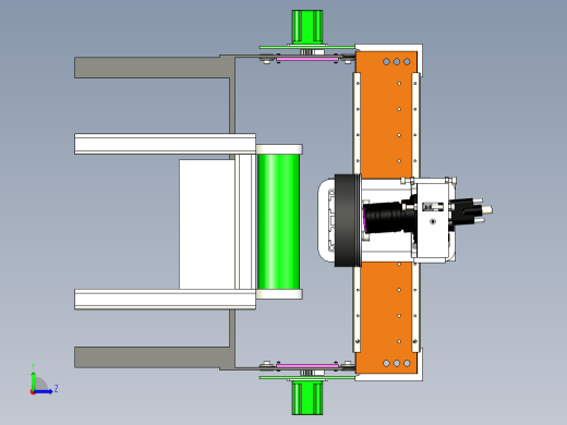 产品的三轴移动视觉检测工作台左视缩略图