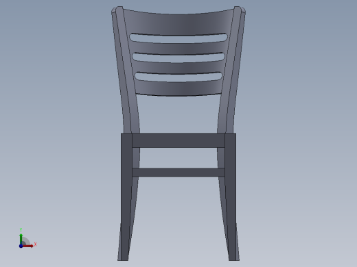 A2004946-木制餐椅前视缩略图