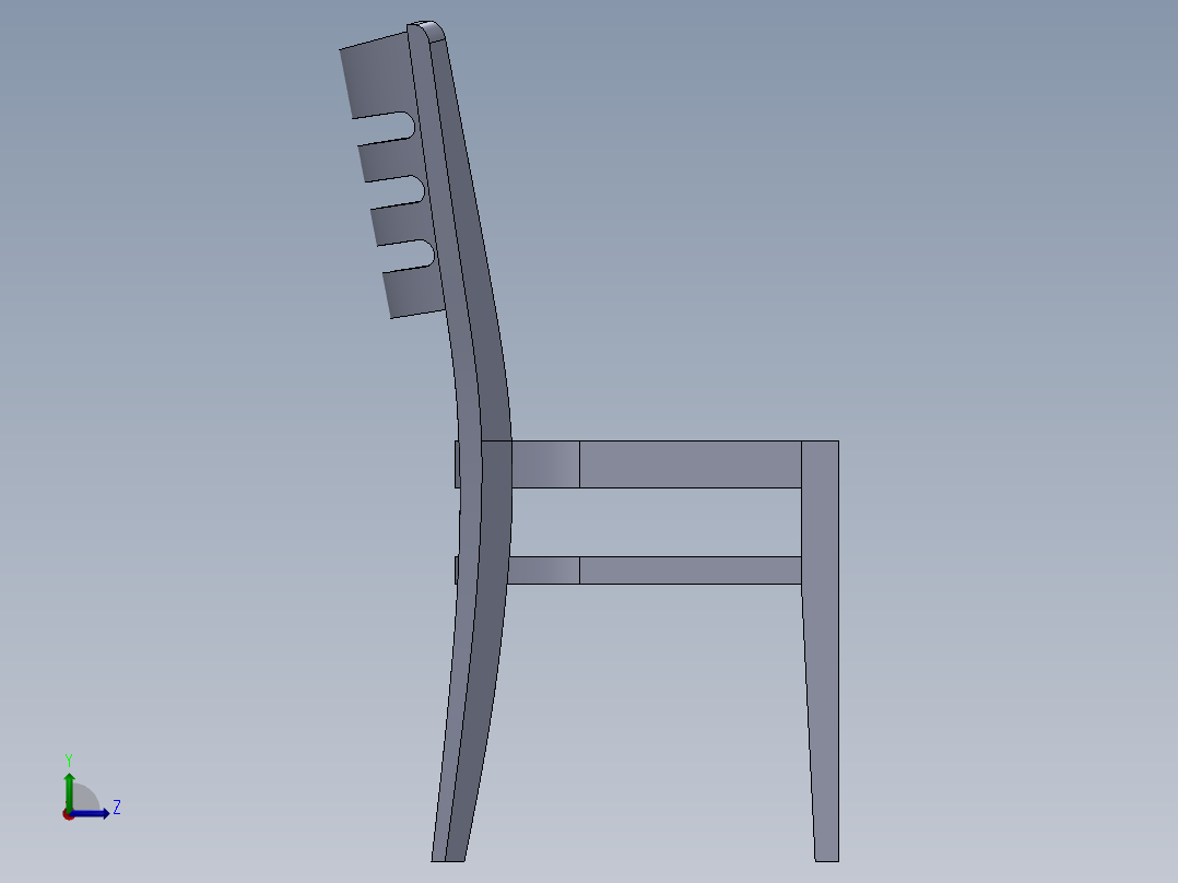 A2004946-木制餐椅左视图