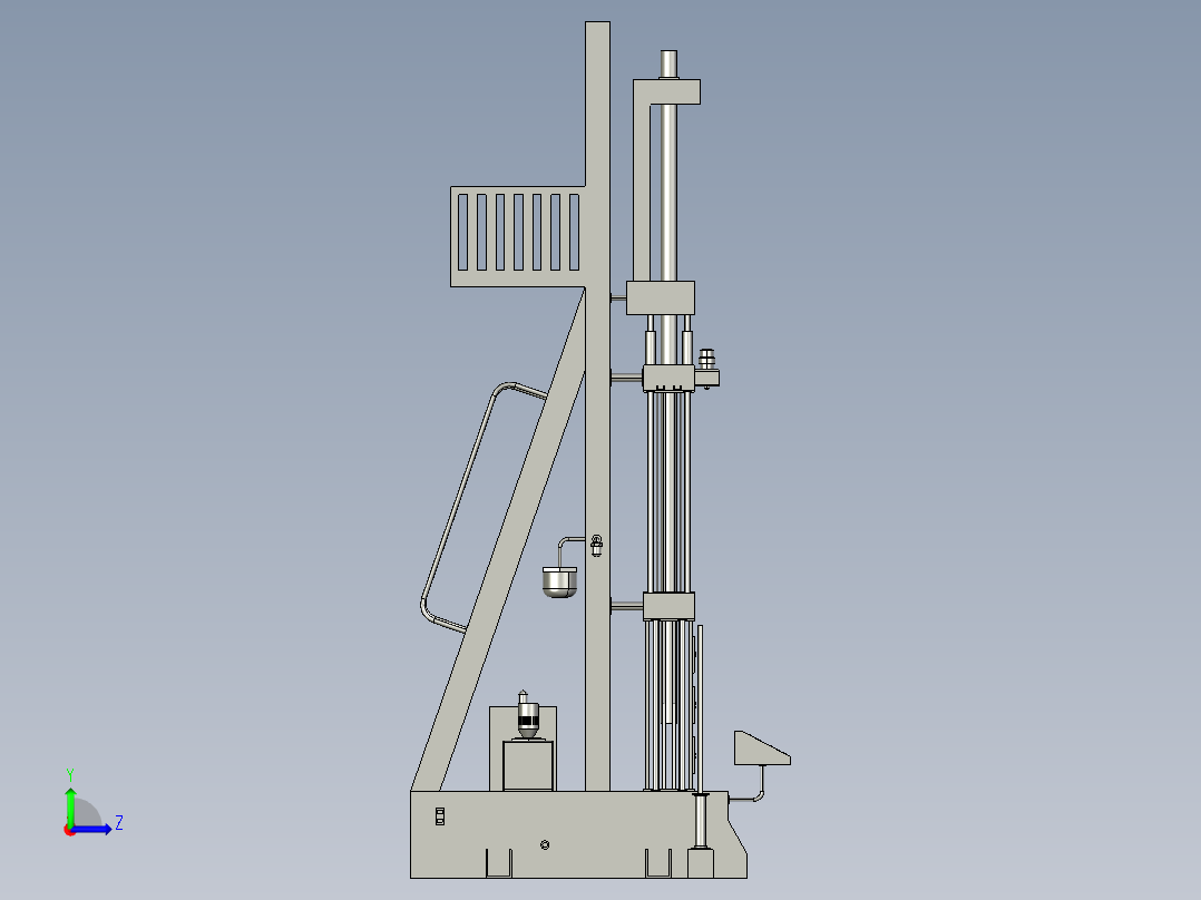 B3004072-垂直压力扩展器用于热交换器左视图