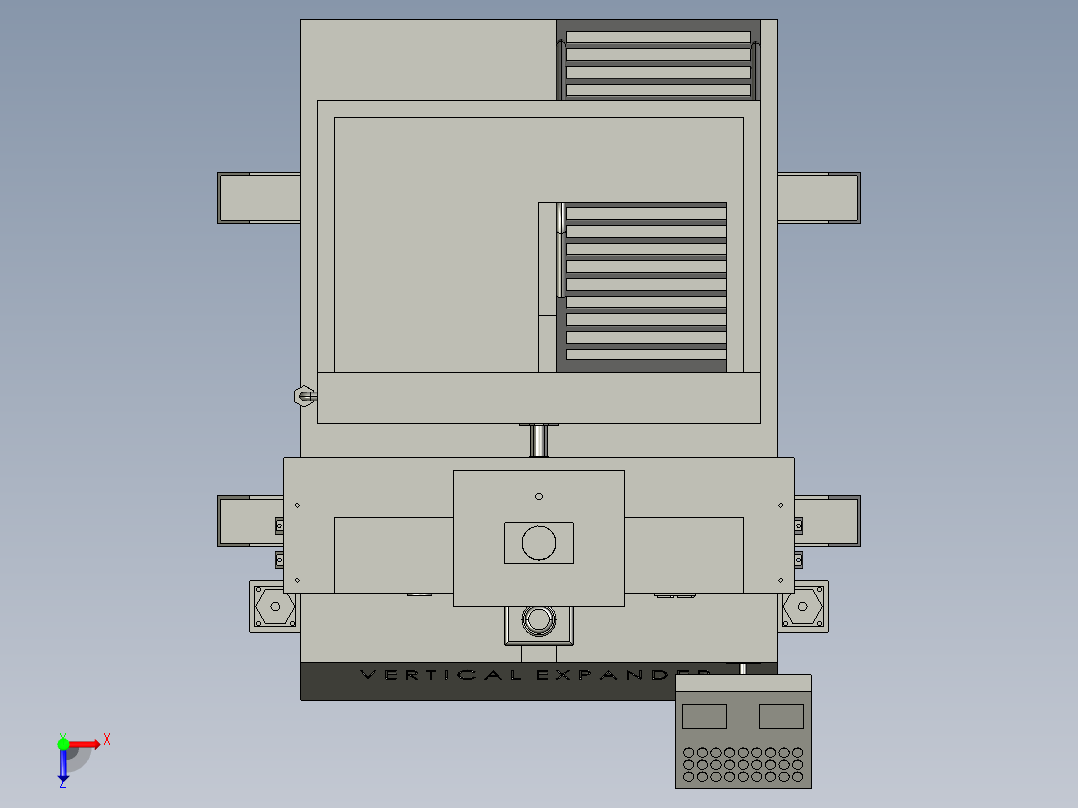 B3004072-垂直压力扩展器用于热交换器俯视图