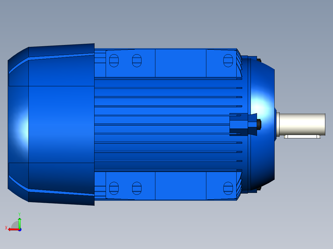 电动机1.1千瓦后视图