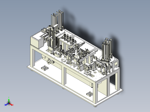 智能卡贴芯片封装机正等轴测缩略图