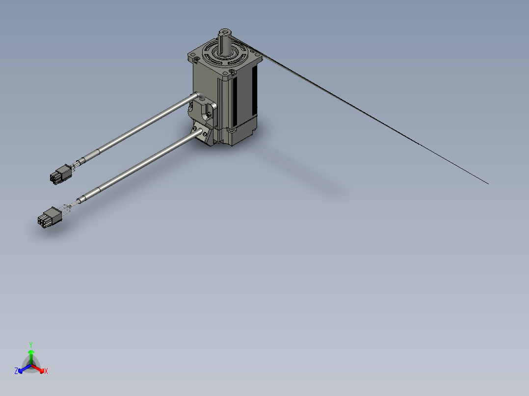 X3MA040A-N2LN(禾川正等轴测图