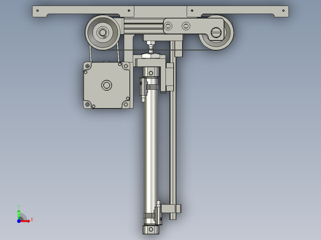 F01AE00021-D83000升降盒皮带线前视图