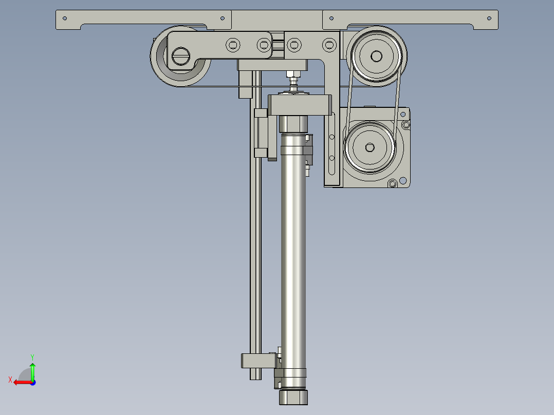 F01AE00021-D83000升降盒皮带线后视图