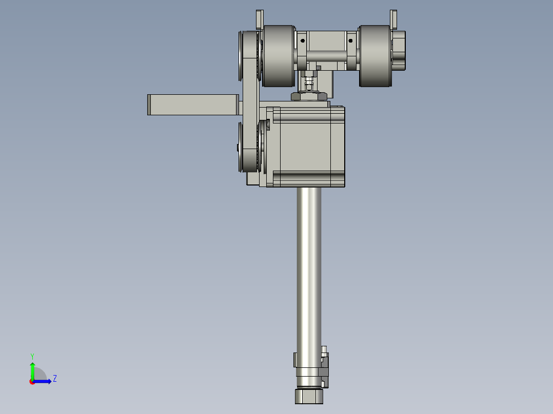 F01AE00021-D83000升降盒皮带线左视图