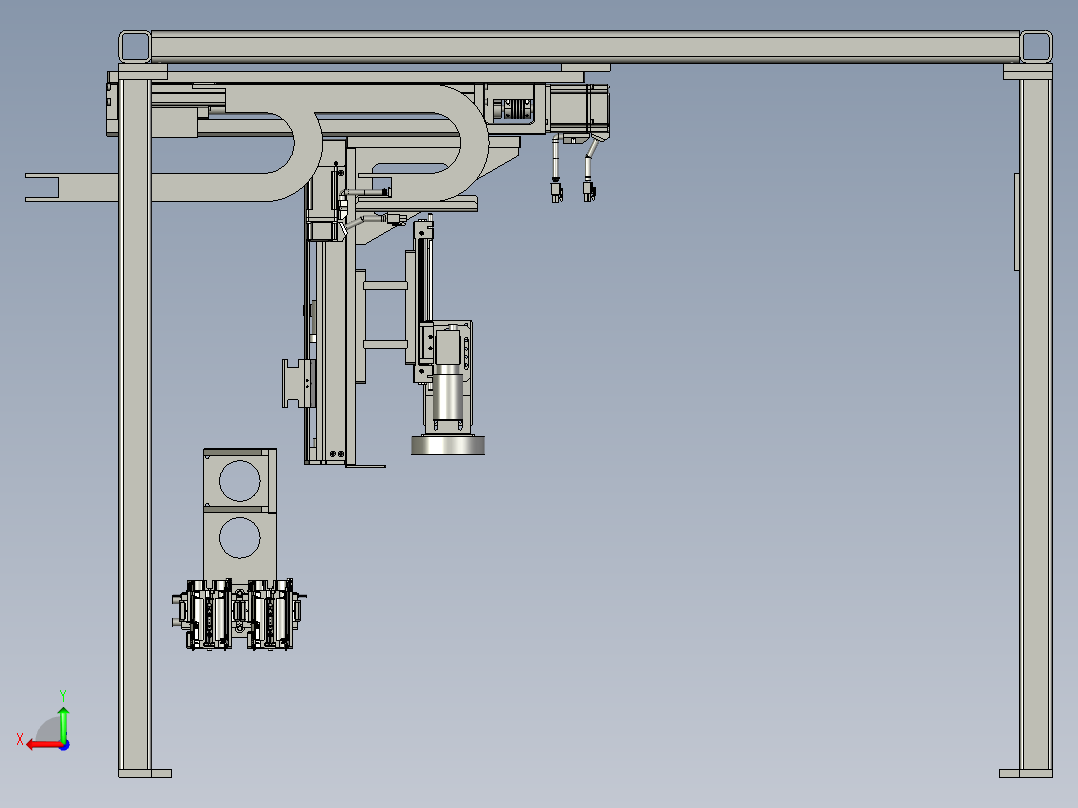 52-02-00通用下料机构(自动装B面镍片)后视图