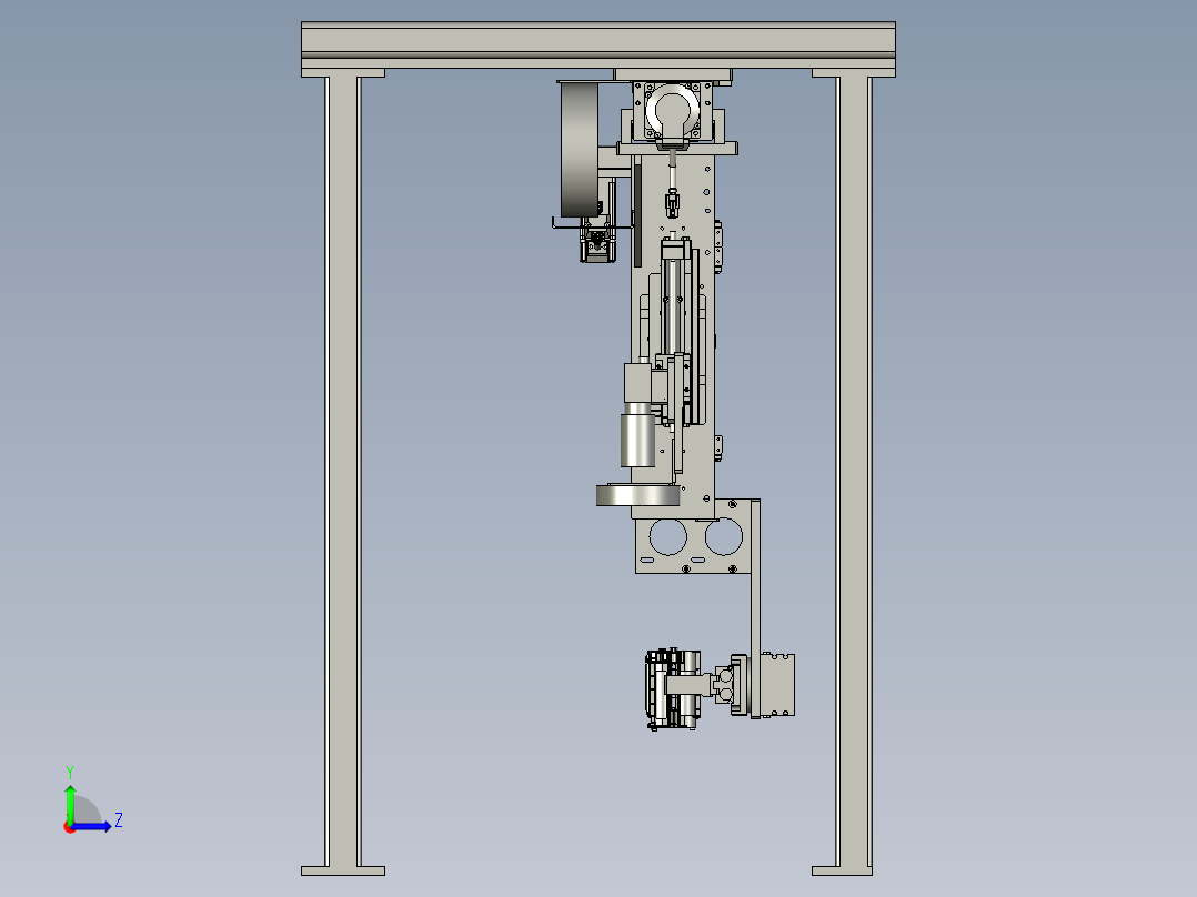 52-02-00通用下料机构(自动装B面镍片)左视图