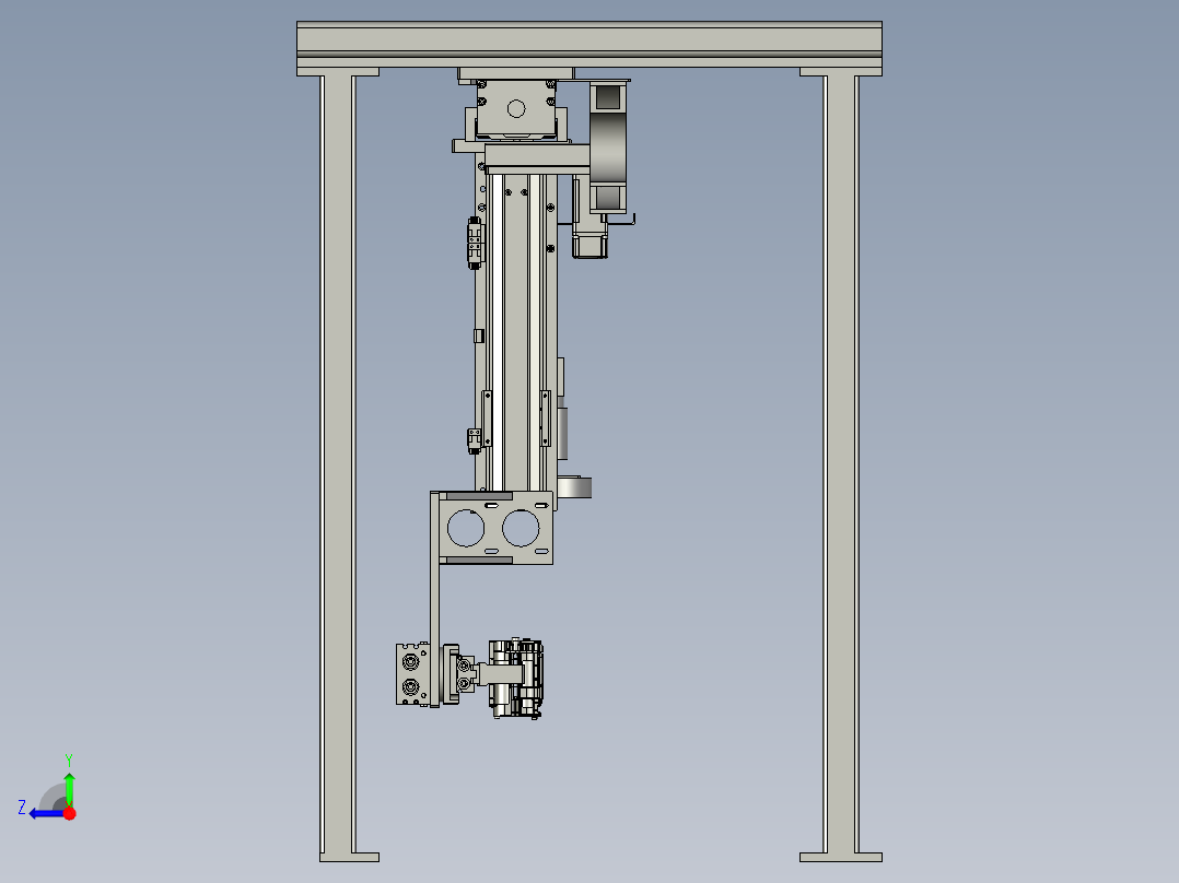 52-02-00通用下料机构(自动装B面镍片)右视图
