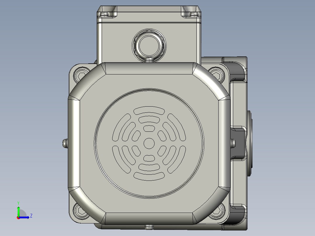 直角中空马达s370rc-L-左视图