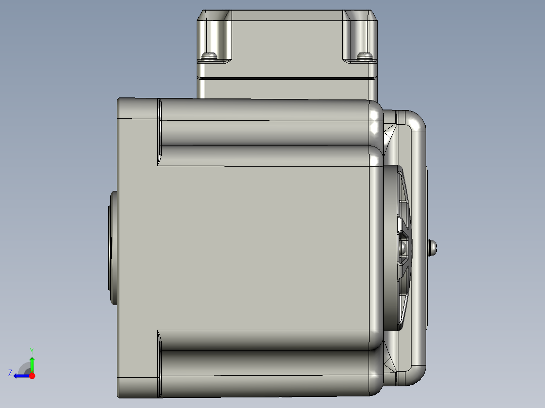 直角中空马达s370rc-L-右视图