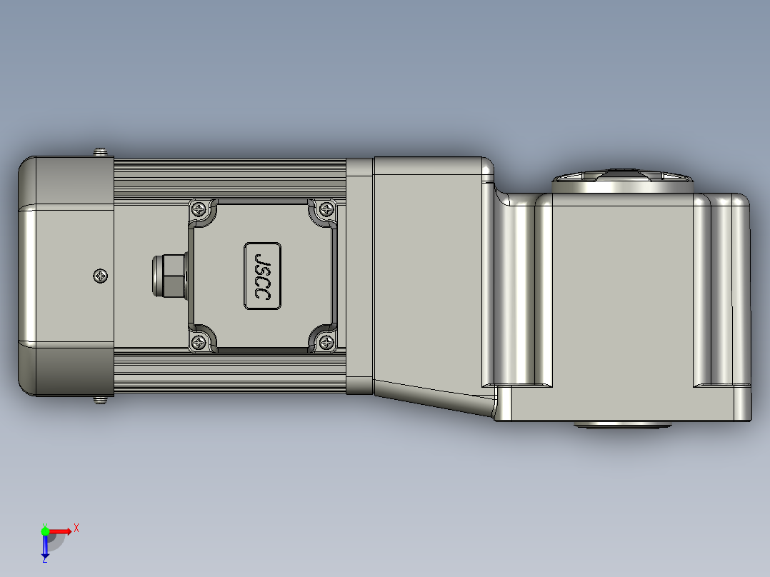 直角中空马达s370rc-L-俯视图