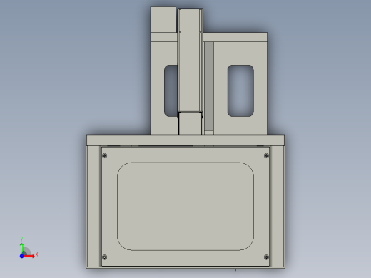 打孔机座装配体2-XG1前视缩略图