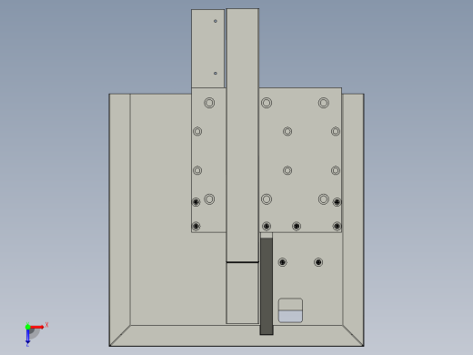 打孔机座装配体2-XG1俯视缩略图