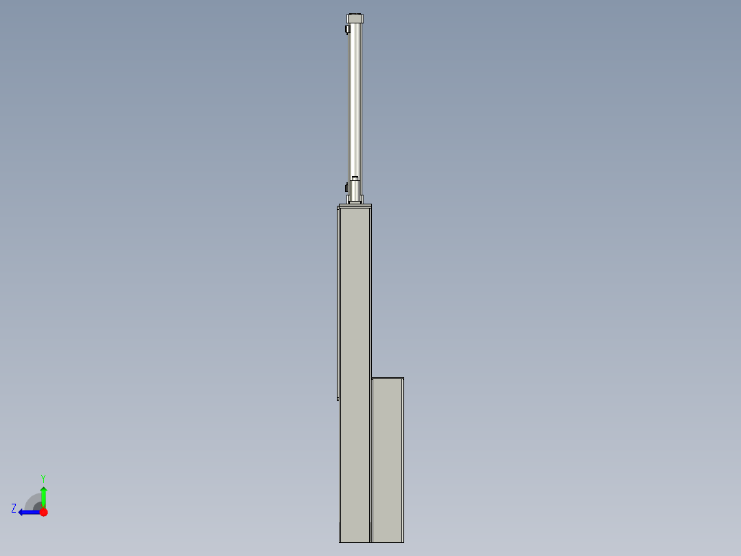 升降门机构右视图