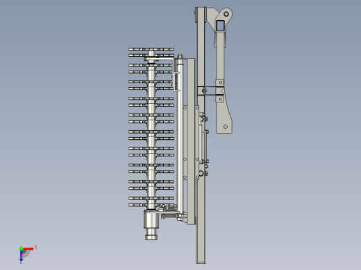 棚架葡萄藤自动切割装置俯视缩略图