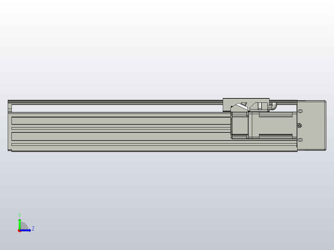 日规模组半封闭丝杆TPA-HNR-65S-1610C-L250-ML-C-P10-N3左视图