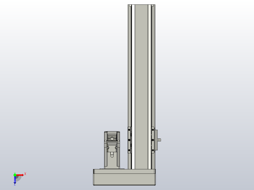 日规模组半封闭丝杆TPA-HNR-65S-1610C-L250-ML-C-P10-N3俯视图