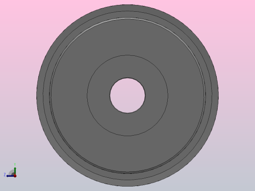 小凸缘型梯形齿同步带轮AT10型_SAT10DC-40-20-dc26-A右视缩略图