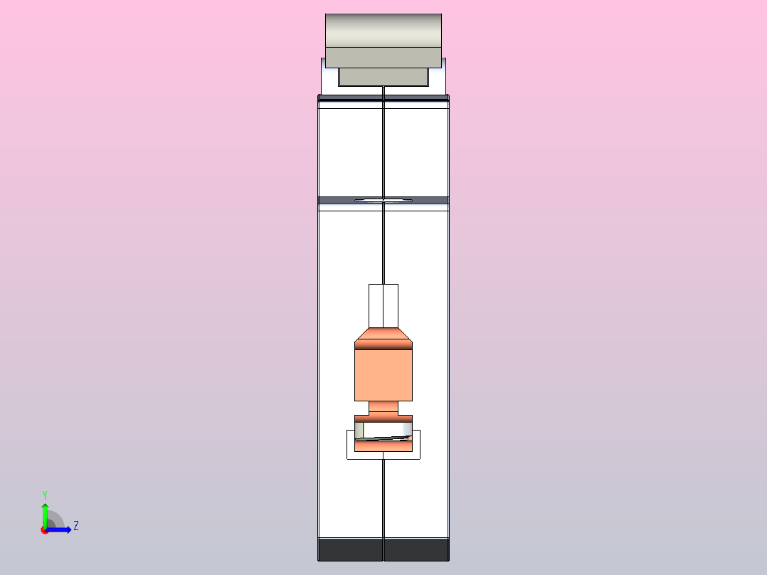 ABB NFB 1P空开断路器左视图