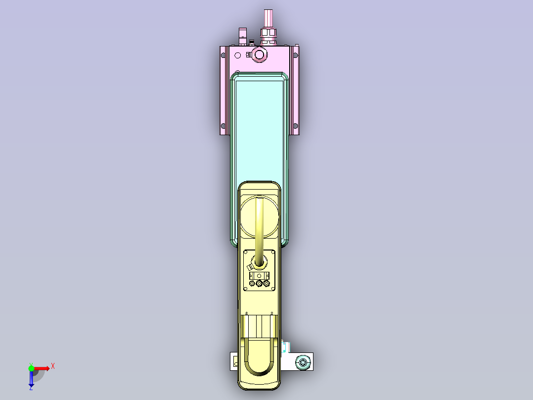 SRM-400 高速冲床上下料机械手俯视图