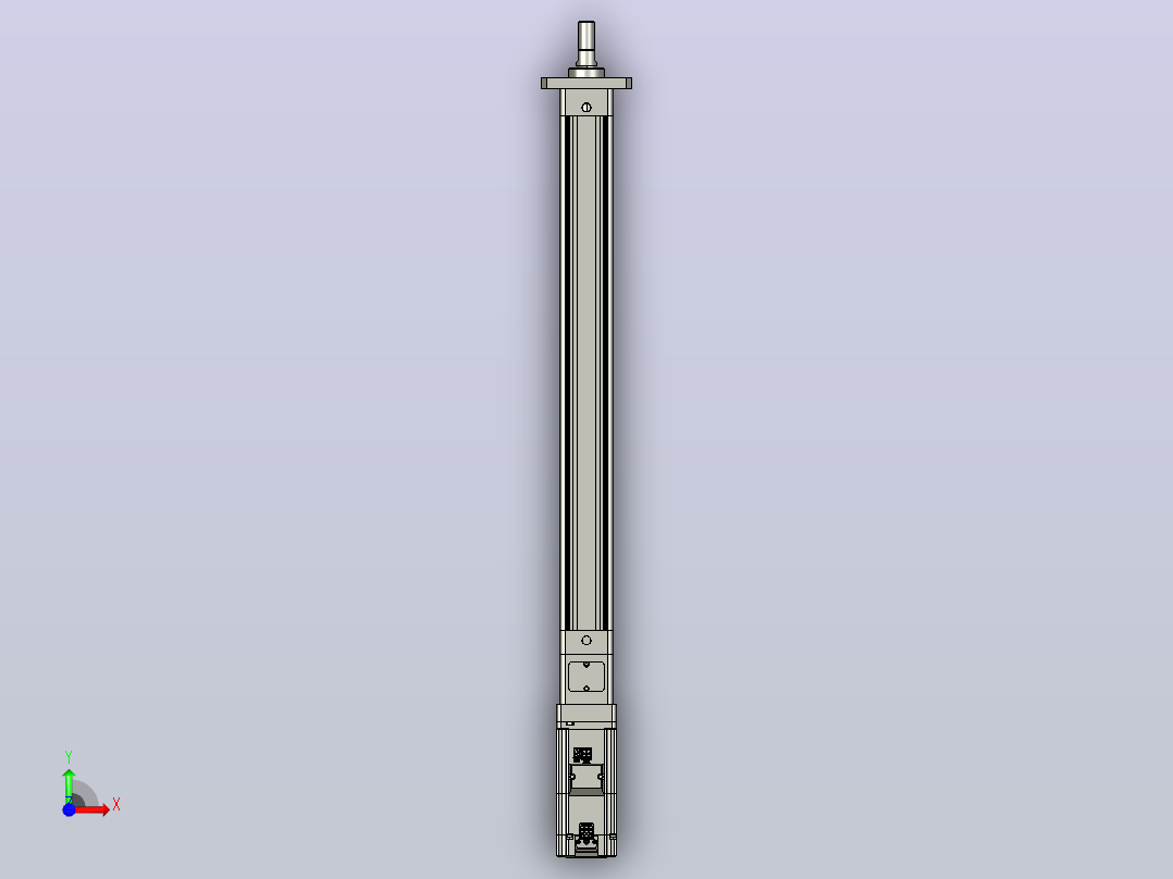 轻载电动缸TPA-ESR40-1210C-L400-M-FA-W-P40-C3前视图