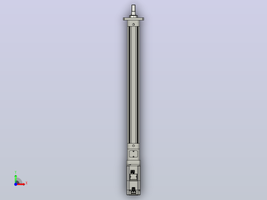 轻载电动缸TPA-ESR40-1210C-L400-M-FA-W-P40-C3前视缩略图