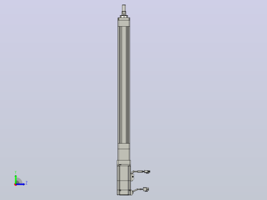 轻载电动缸TPA-ESR40-1210C-L400-M-FA-W-P40-C3左视缩略图