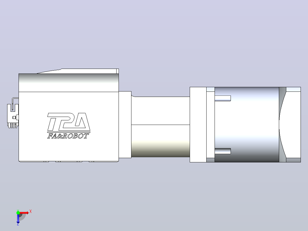 带式直线轴半闭式TPA-ONB-120F-90-L150-DL-J90-N3俯视图