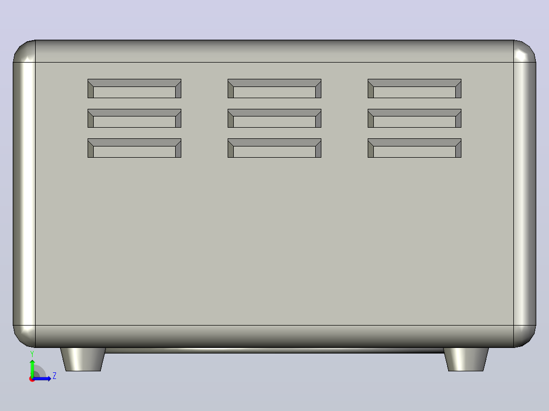 TND3-5～7自动交流稳压器三维模型202011左视图