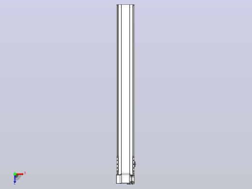 皮带直线轴半封闭可选导轨TPA-HNB-175D-140-L1400-LP-Y-P75-N3俯视缩略图