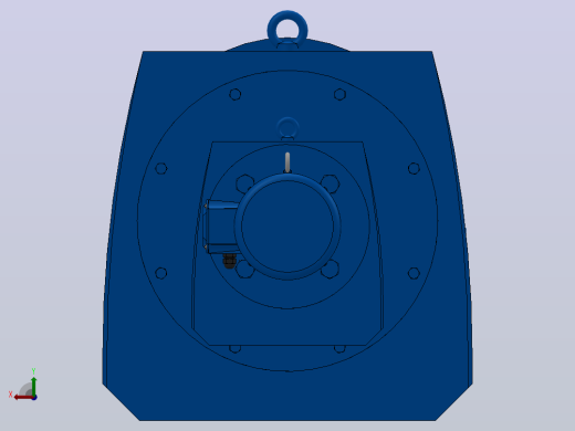 RF167R97法兰轴伸式组合型斜齿轮减速机RF167R97-Y1.1-4P-90S-M1-0°-Φ550后视缩略图
