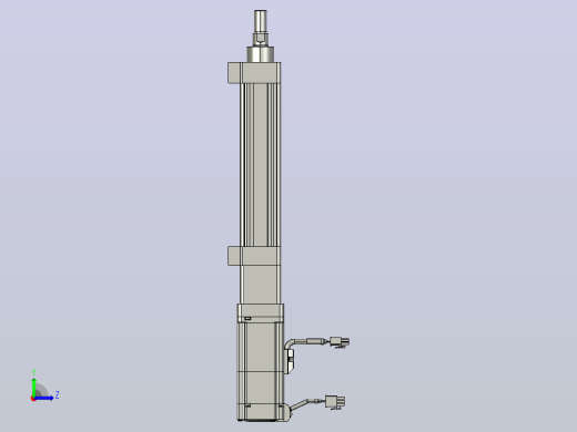 轻载电动缸TPA-ESR40-1210C-L100-M-LB-W-P40-C3左视缩略图