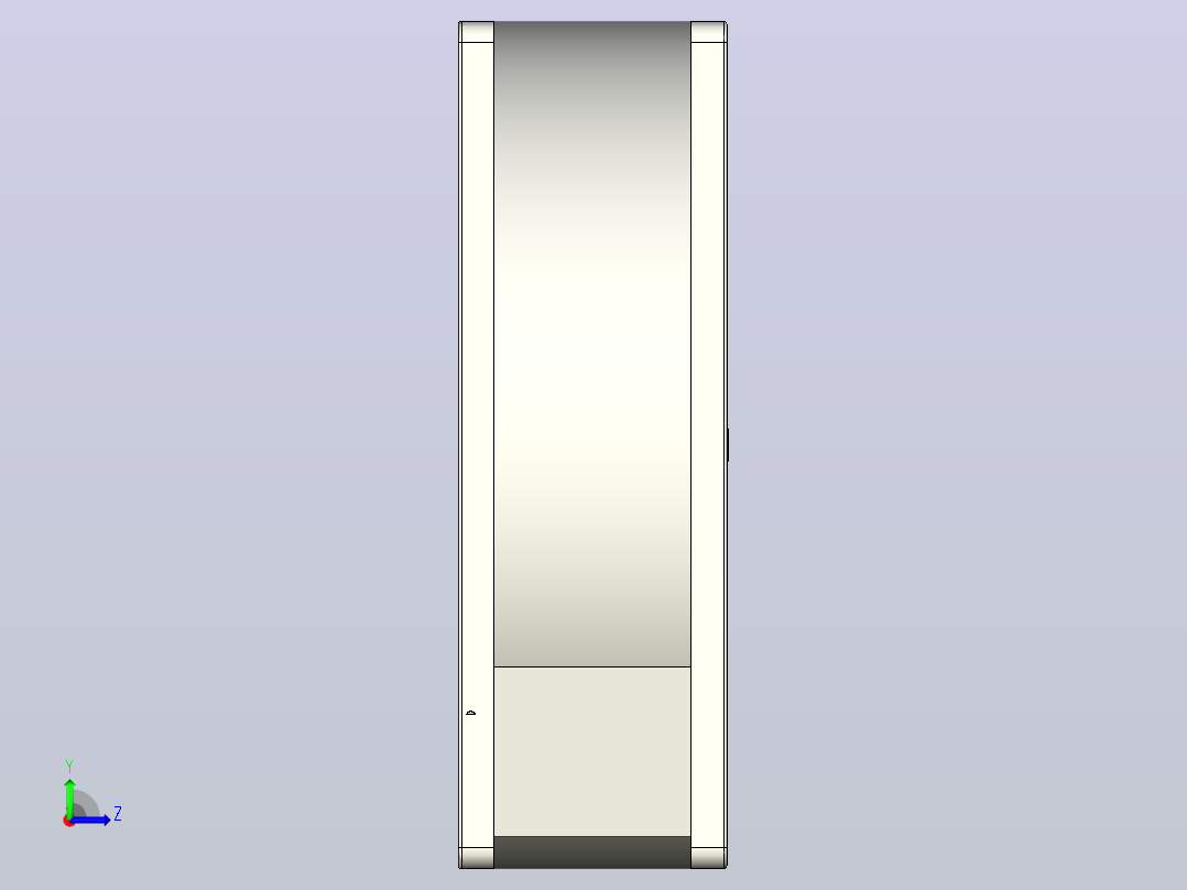 轴流式风扇a 12038-RF（120х120х28）左视图