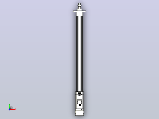 轻载电动缸TPA-ESR40-1210C-L550-MR-FA-W-P40-C3前视缩略图