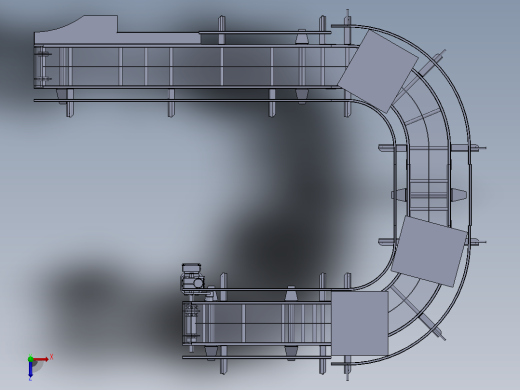 SPM U型传动带3D数模图纸 Solidworks设计俯视缩略图